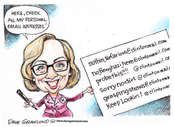 HILLARY EMAILS by Dave Granlund