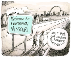 FERGUSON MISSOURI by Adam Zyglis