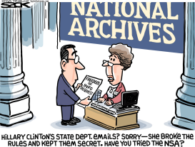 HILLARY EMAILS by Steve Sack