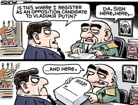 PUTIN OPPONENT PROSPECTS by Steve Sack