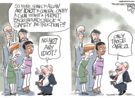 LOCAL GUN NONSENSE  by Pat Bagley