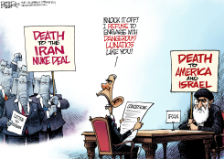 IRAN NEGOTIATION by Nate Beeler