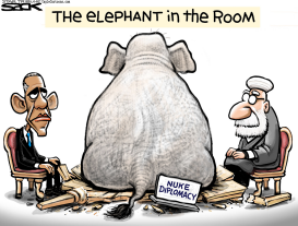 GOP DIPLOMACY by Steve Sack