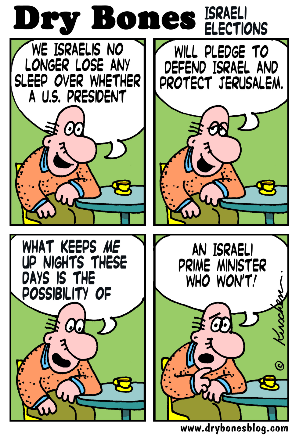  ISRAELI ELECTIONS by Yaakov Kirschen