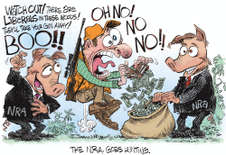 NRA GOES HUNTING - NATIONAL  by Daryl Cagle