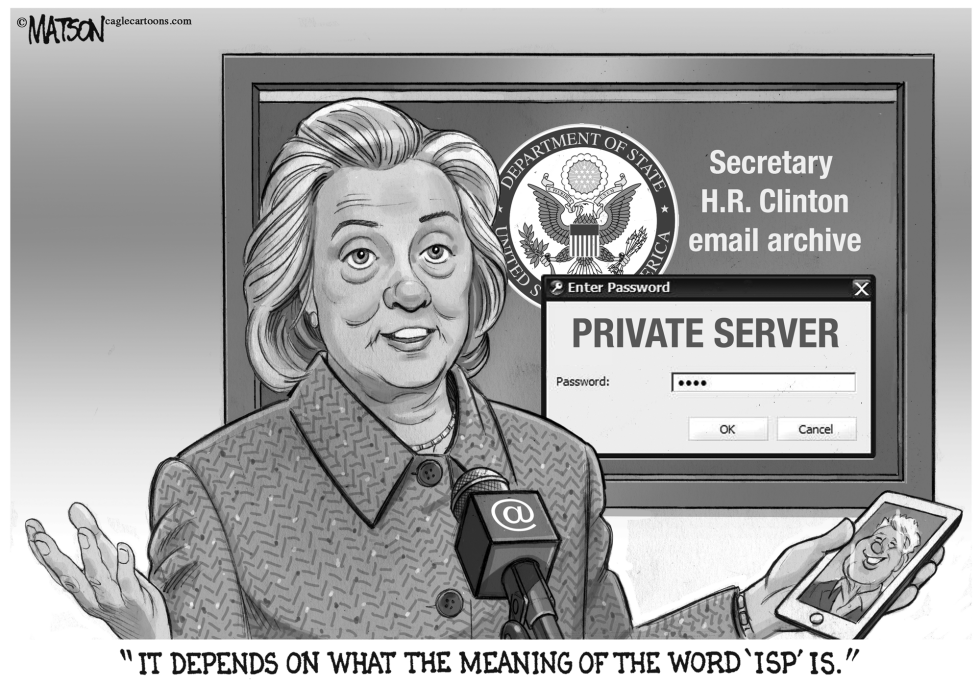  HILLARY CLINTON'S PRIVATE EMAIL ACCOUNT by RJ Matson