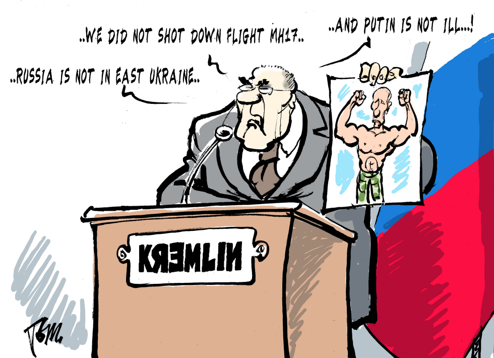  PUTIN NOT ILL by Tom Janssen