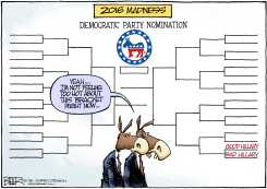 DEMOCRATIC BRACKET by Nate Beeler