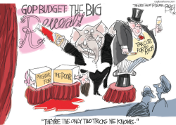 GOP BUDGET MAGIC by Pat Bagley