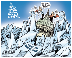 LOCAL PA  THE PENSION ICE JAM by John Cole