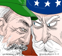 DIáLOGO Y ENFRENTAMIENTO ENTRE CUBA Y USA by Arcadio Esquivel