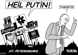 FASCIST PARTIES MEET IN ST PETERSBURG by Rainer Hachfeld