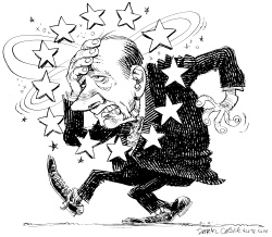 CHIRAC Y LA UE by Daryl Cagle