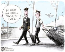 MENTAL HEALTH OF PILOTS by Adam Zyglis