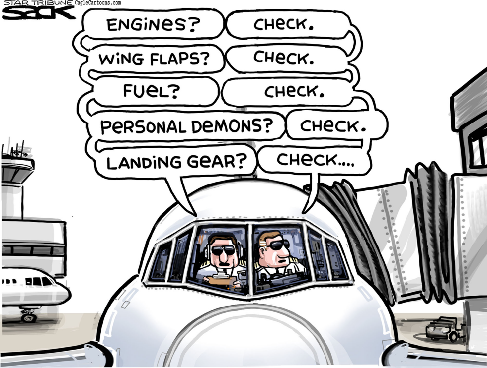  FLIGHT CHECKUP by Steve Sack