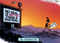 THE DESERTER by Nate Beeler