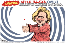 HILLARY APRIL FOOLS by Rick McKee