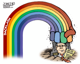 PENCE UNDER THE RAINBOW by John Cole