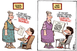 CHEATING TEACHERS by Rick McKee