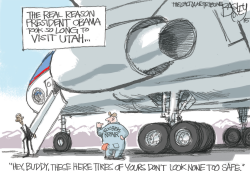 LOCAL OBAMA VISITS UTAH by Pat Bagley