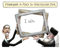 IRAN FRAMEWORK by Adam Zyglis