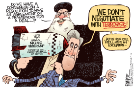 IRAN NUKE DEAL by Rick McKee