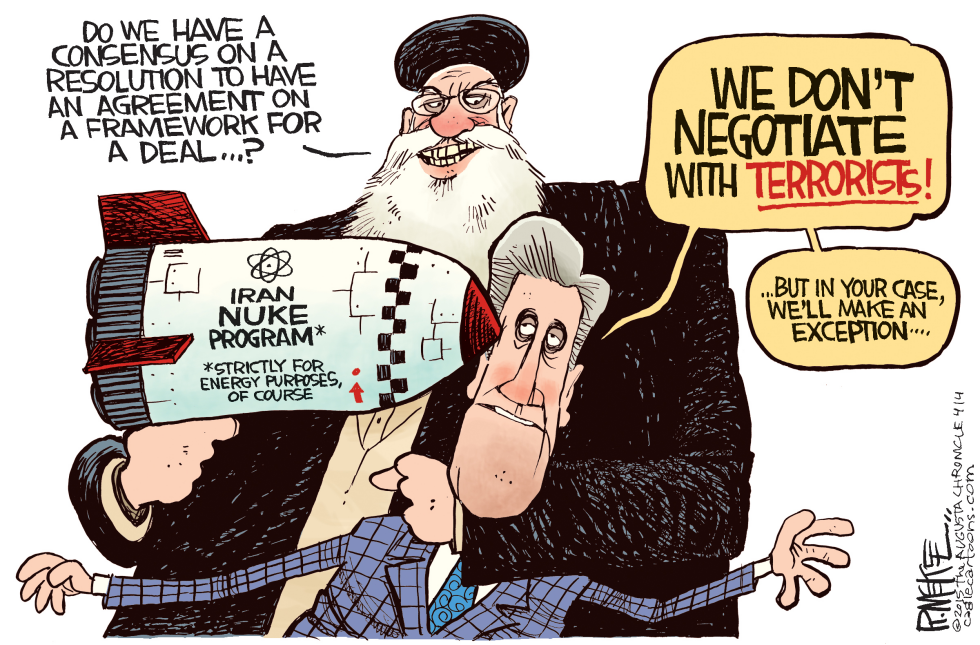  IRAN NUKE DEAL by Rick McKee