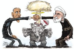 ACUERDO CON IRAN Y LOS REPUBLICANOS  by Daryl Cagle