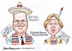 HISPANIC JEB BUSH  by Dave Granlund