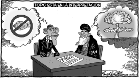 ACUERDO NUCLEAR CON IRAN DE OBAMA by Bob Englehart