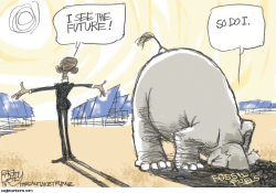 FUTURE IS BRIGHT by Pat Bagley