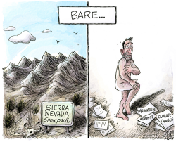 CALIFORNIA DROUGHT by Adam Zyglis