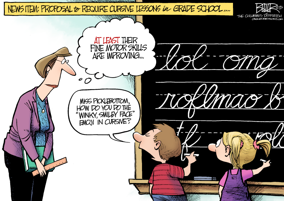  LOCAL OH - REQUIRING CURSIVE by Nate Beeler