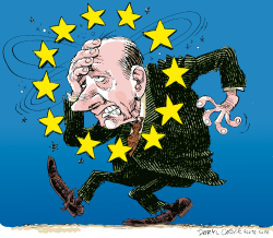 CHIRAC AND EU  by Daryl Cagle