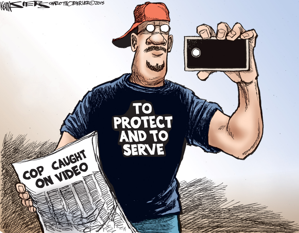  COP ON VIDEO by Kevin Siers