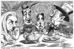 HILLARY IN WONDERLAND by Taylor Jones