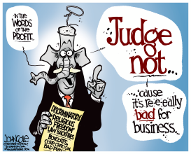 JUDGE NOT by John Cole