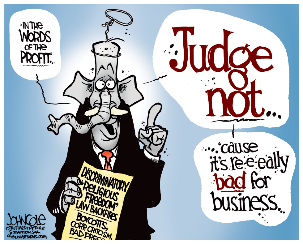  JUDGE NOT by John Cole