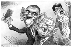 OBAMA, CASTRO Y MADURO by Taylor Jones