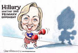 HILLARY CLINTON 2016 BID by Dave Granlund