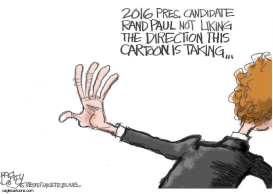 RAND PAUL AND THE PRESS by Pat Bagley