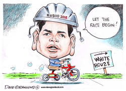 RUBIO 2016 RACE by Dave Granlund