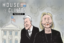 HILLARY AND BILL by Patrick Chappatte