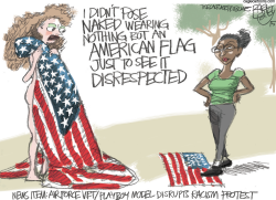 NAKED PATRIOTISM by Pat Bagley