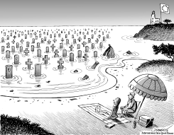 DEATH IN THE MEDITERRANEAN by Patrick Chappatte