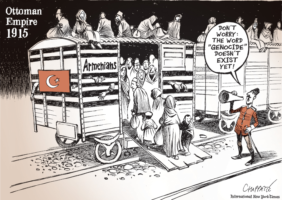  ARMENIANS, 100 YEARS AGO by Patrick Chappatte