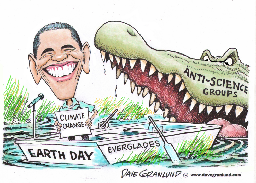  OBAMA EARTH DAY by Dave Granlund