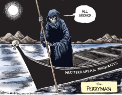 THE FERRYMAN by Kevin Siers