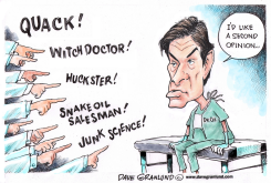 DR OZ CRITICS by Dave Granlund