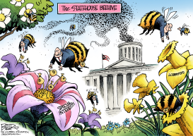 LOCAL OH - STATEHOUSE BEEHIVE by Nate Beeler